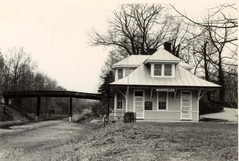 1910 Train Depot at James Madison's Montpelier.